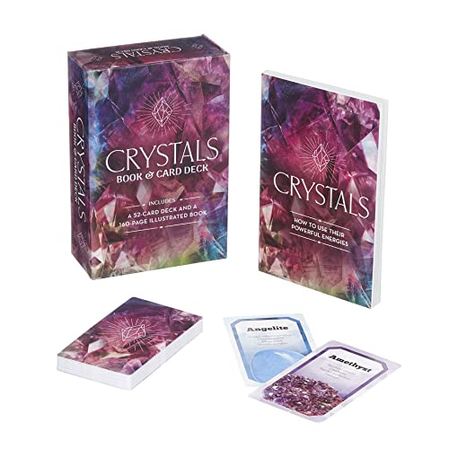 Crystals Book & Card Deck: Includes a 52-Card Deck and a 160-Page Illustrated Book (Arcturus Oracle Kits)