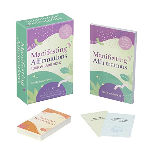 Manifesting Affirmations Book & Card Deck: Create Positive Change in Your Life. Includes 50 Affirmation Cards Plus a 128-Guidebook on Manifesting Effectively (Arcturus Oracle Kits)