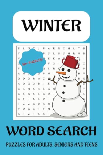 Winter Word Search Puzzle Book: Relaxing Word Searches with Easy to Read Print about Winter, Winter Activities, Cozy Winters and More | 50+ Puzzles ... Gift for Vacations, Holidays, and Free Times von Independently published
