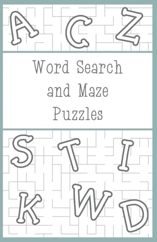 Word Search and Maze Puzzles von Independently published