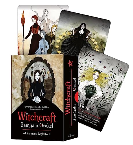 Witchcraft Samhain Orakel: 44 Karten mit Begleitbuch - Magische Orakelkarten für moderne Hexen zu Halloween - Deutsche Ausgabe von Seasons of the Witch Samhain Oracle von Irisiana