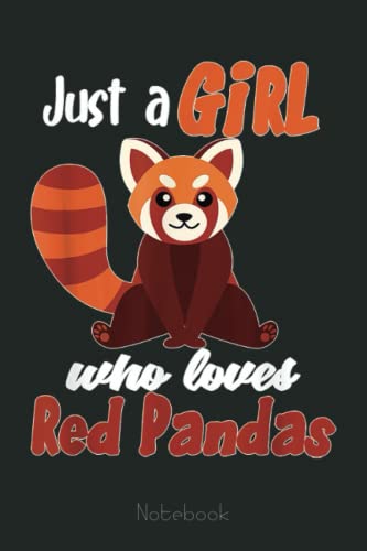 Cute Kawaii Stuff Red Panda Tail Red Panda Plush Red Pandas Notebook: Cute Red Panda 110 Pages Class Note Taker Journal For High School College University Student