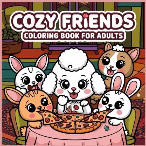 Cozy Friends: Coloring Book for Adults von Independently published