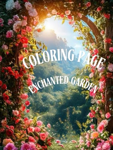 coloring paga enchanted garden von Independently published