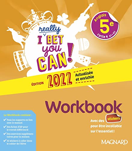 I Really Bet You Can! Anglais 5e (2022) - Workbook von MAGNARD