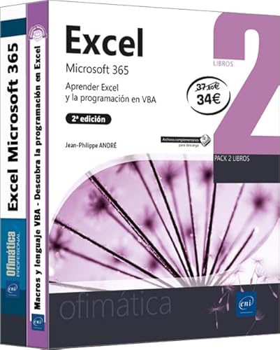 Excel Microsoft 365: Aprender Excel y la programación en VBA (2ª edición) (Pack Ofimática) von Ediciones ENI
