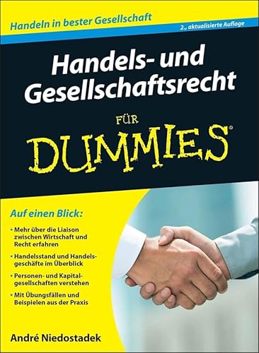 Handels- und Gesellschaftsrecht für Dummies Handels- und Gesellschaftsrecht für Dummies