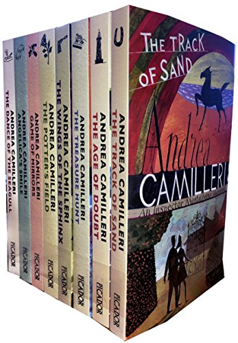Inspector Montalbano Mysteries Collection Series 2 By Andrea Camilleri 8 Books Set (Books 11-18) (The Wings of the Sphinx, The Track of Sand, The Potters Field, The Age of Doubt, The Dance Of The Seag