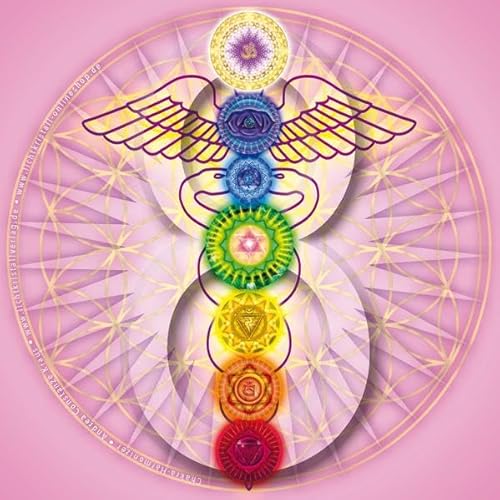 Chakra-Harmonizer: Chakra-Pad mit Anleitung zur Chakraheilung