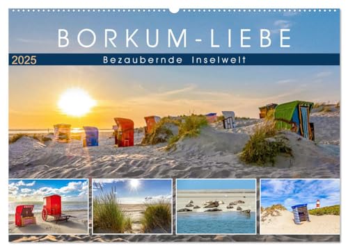 BORKUM-LIEBE (Wandkalender 2025 DIN A2 quer), CALVENDO Monatskalender