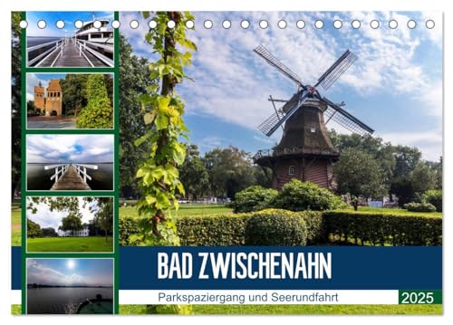 Bad Zwischenahn, Parkspaziergang und Seerundfahrt (Tischkalender 2025 DIN A5 quer), CALVENDO Monatskalender von CALVENDO