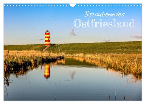 Bezauberndes Ostfriesland (Wandkalender 2025 DIN A3 quer), CALVENDO Monatskalender