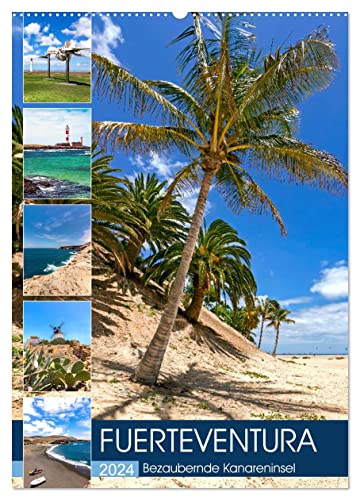 FUERTEVENTURA Bezaubernde Kanareninsel (Wandkalender 2024 DIN A2 hoch), CALVENDO Monatskalender