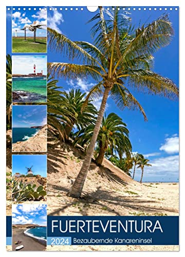 FUERTEVENTURA Bezaubernde Kanareninsel (Wandkalender 2024 DIN A3 hoch), CALVENDO Monatskalender
