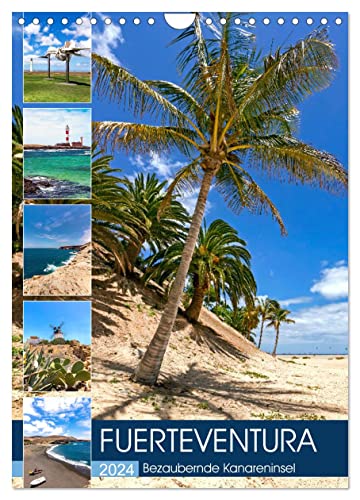FUERTEVENTURA Bezaubernde Kanareninsel (Wandkalender 2024 DIN A4 hoch), CALVENDO Monatskalender