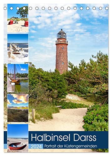 Halbinsel Darss, Portrait der Küstengemeinden (Tischkalender 2024 DIN A5 hoch), CALVENDO Monatskalender von CALVENDO