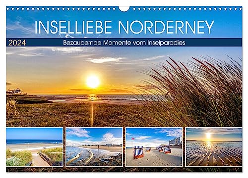 INSELLIEBE NORDERNEY (Wandkalender 2024 DIN A3 quer), CALVENDO Monatskalender von CALVENDO