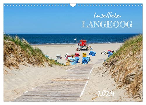 Inselliebe Langeoog (Wandkalender 2024 DIN A3 quer), CALVENDO Monatskalender