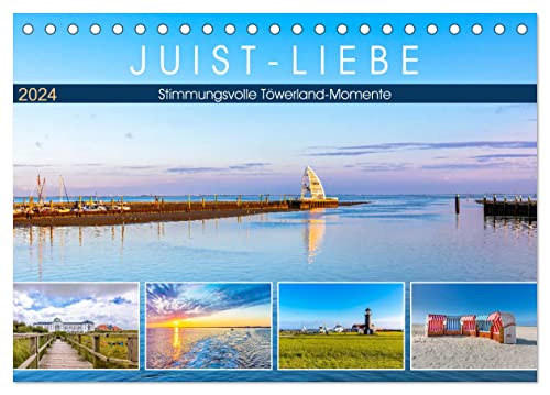 JUIST-LIEBE (Tischkalender 2024 DIN A5 quer), CALVENDO Monatskalender