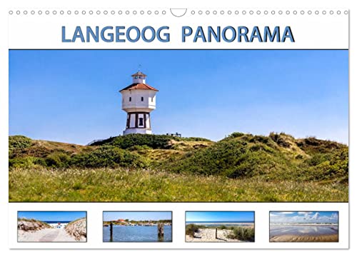 LANGEOOG PANORAMA (Wandkalender 2024 DIN A3 quer), CALVENDO Monatskalender