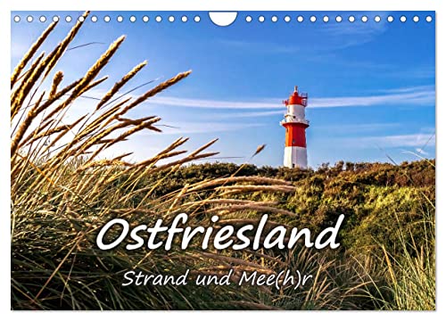 OSTFRIESLAND Strand und Mee(h) r (Wandkalender 2024 DIN A4 quer), CALVENDO Monatskalender