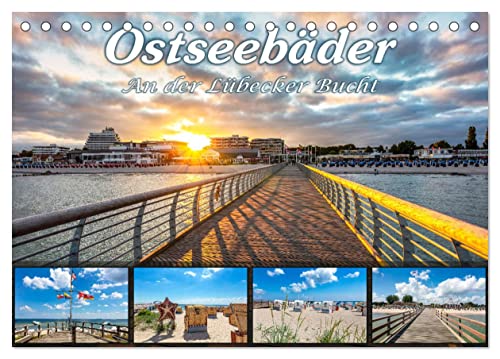 Ostseebäder an der Lübecker Bucht (Tischkalender 2024 DIN A5 quer), CALVENDO Monatskalender