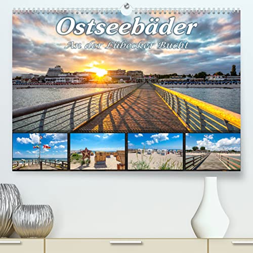 Ostseebäder an der Lübecker Bucht (hochwertiger Premium Wandkalender 2024 DIN A2 quer), Kunstdruck in Hochglanz