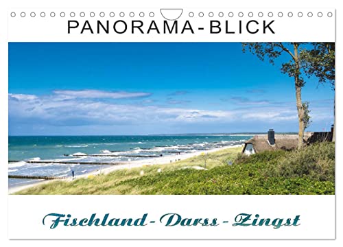 Panorama-Blick Fischland-Darss-Zingst (Wandkalender 2024 DIN A4 quer), CALVENDO Monatskalender