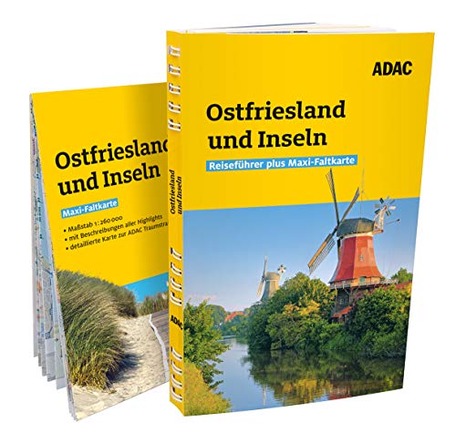 ADAC Reiseführer plus Ostfriesland und Ostfriesische Inseln: Mit Maxi-Faltkarte und praktischer Spiralbindung von ADAC Reisefhrer
