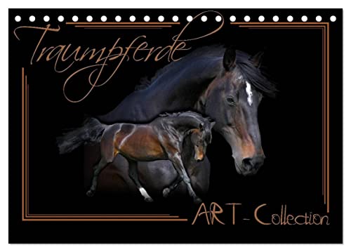 Traumpferde-ART-Collection (Tischkalender 2024 DIN A5 quer), CALVENDO Monatskalender von CALVENDO