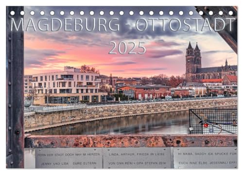 Magdeburg - Ottostadt (Tischkalender 2025 DIN A5 quer), CALVENDO Monatskalender