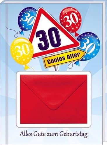 AV Andrea Verlag Alles Gute 30 zum Geburtstag Geldgeschenk Buch als Geburtstagsgeschenk mit Zahlen