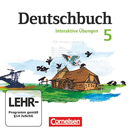Deutschbuch Gymnasium - Berlin, Brandenburg, Mecklenburg-Vorpommern, Sachsen, Sachsen-Anhalt und Thüringen - 5. Schuljahr: Übungs-CD-ROM zum Arbeitsheft