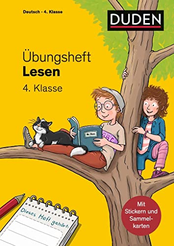 Übungsheft - Lesen 4. Klasse: Mit Stickern und Lernerfolgskarten (Übungshefte Grundschule Deutsch)