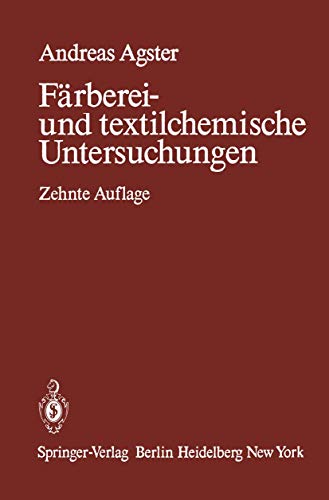 Färberei- und Textilchemische Untersuchungen von Springer