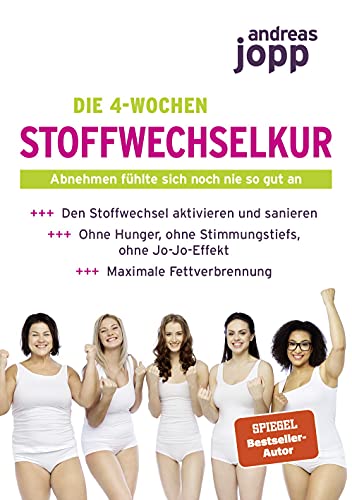 Die 4-Wochen Stoffwechselkur. Abnehmen fühlte sich noch nie so gut an. Den Stoffwechsel aktivieren und sanieren. Ohne Hunger, ohne Stimmungstiefs, ohne Jo-Jo-Effekt. Maximale Fettverbrennung.