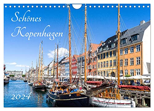Schönes Kopenhagen (Wandkalender 2024 DIN A4 quer), CALVENDO Monatskalender von CALVENDO