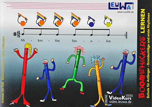 Boomwhackers lernen: Schule für Anfänger - einfache Rhythmen (Hefte für Percussionsinstrumente)