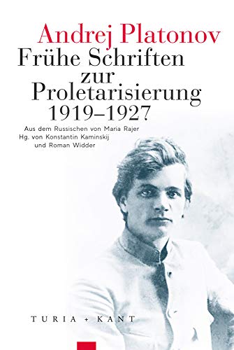 Frühe Schriften zur Proletarisierung: 1920-1927