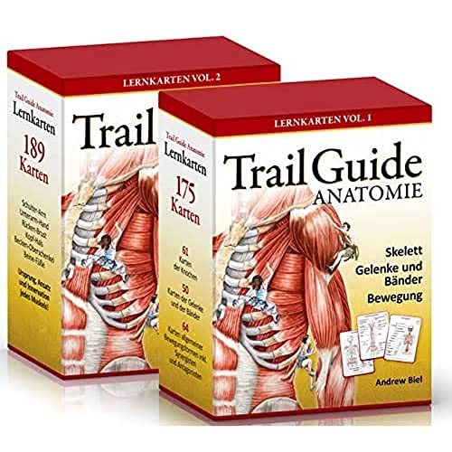 Trail Guide Anatomie: Lernkarten-Set Vol. 1 + Vol. 2