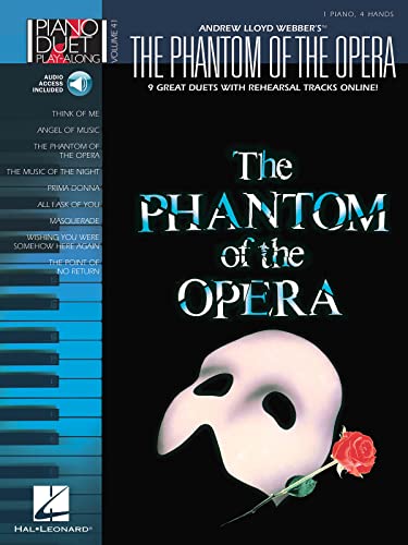 Piano Duet Play-Along Volume 41: The Phantom Of The Opera: Play-Along, CD für Klavier (Piano Duet Play-along, 41, Band 41) von Hal Leonard