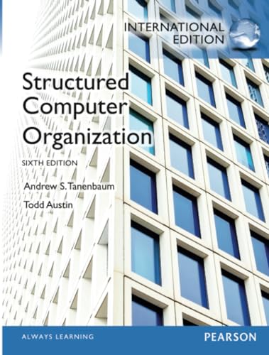 Structured Computer Organization (International Edition) von Pearson