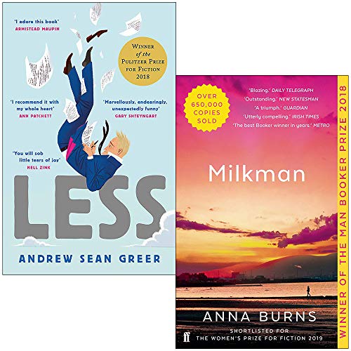 Less von Andrew Sean Greer & Milkman von Anna Burns 2-Bücher-Sammlungsset