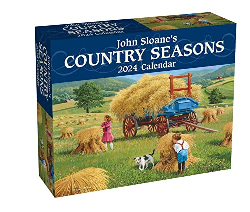 John Sloane's Country Seasons 2024 Day-to-Day Calendar: Original Andrews McMeel-Tagesabreißkalender [Kalendar]