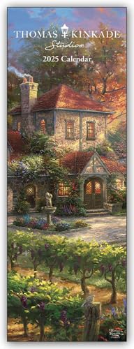 Thomas Kinkade Studios 2025 – Slimline-Kalender: Original Andrews McMeel-Kalender [Kalender] (Wall-Kalender)