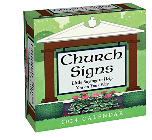 Church Signs 2024 Day-to-Day Calendar: Little Sayings to Help You on Your Way