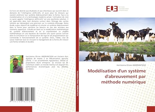Modélisation d'un système d'abreuvement par méthode numérique von Éditions universitaires européennes