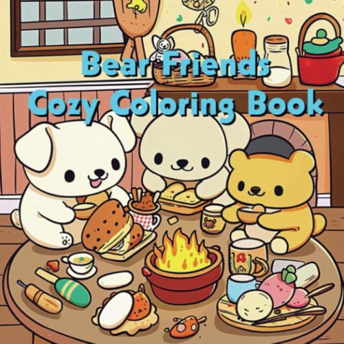 Bear Friends - Cozy Coloring Book: Draw as they do on Colortok Bear Friends - Cozy Coloring Book: Draw as they do on Colortok von Andries B.V.