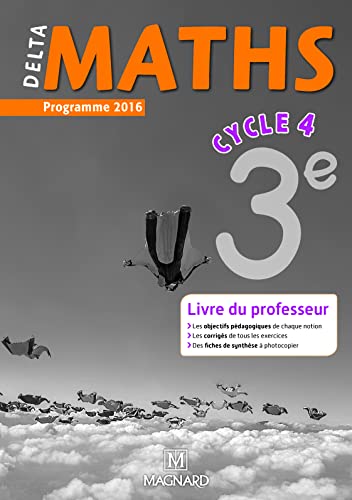 Delta Maths 3e (2016) - Livre du professeur