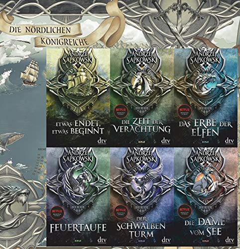 Die Hexer-Saga 1-5 + Die Geschichte der Eltern plus exklusive Landkarte